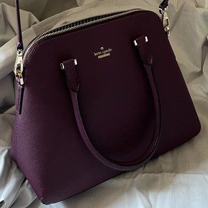 Kate Spade Maroon Patterson Drive Small Dome Satchel